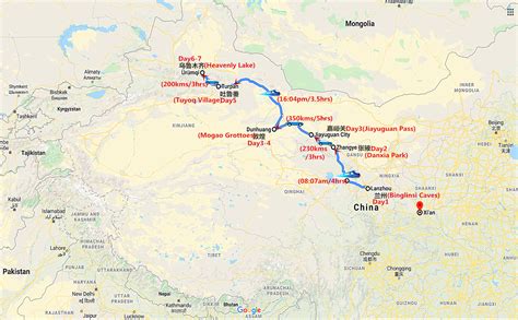 蘭州到敦煌多少時間：從地理與歷史的角度探討